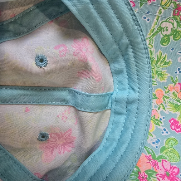 Disney X Lilly Pulitzer Mickey Minnie Ball Cap Hat Adjustable - Picture 7 of 9